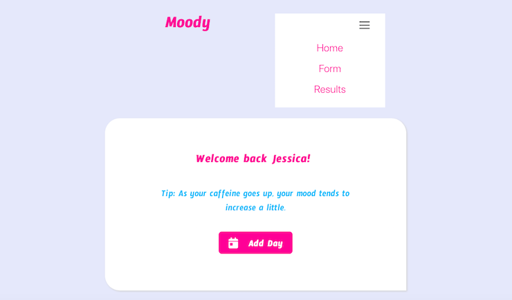 Moody.io Home Page